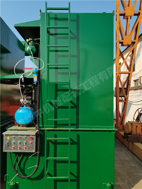 Side view of Micro Portable Pulse Dust Collector（Single duct type）