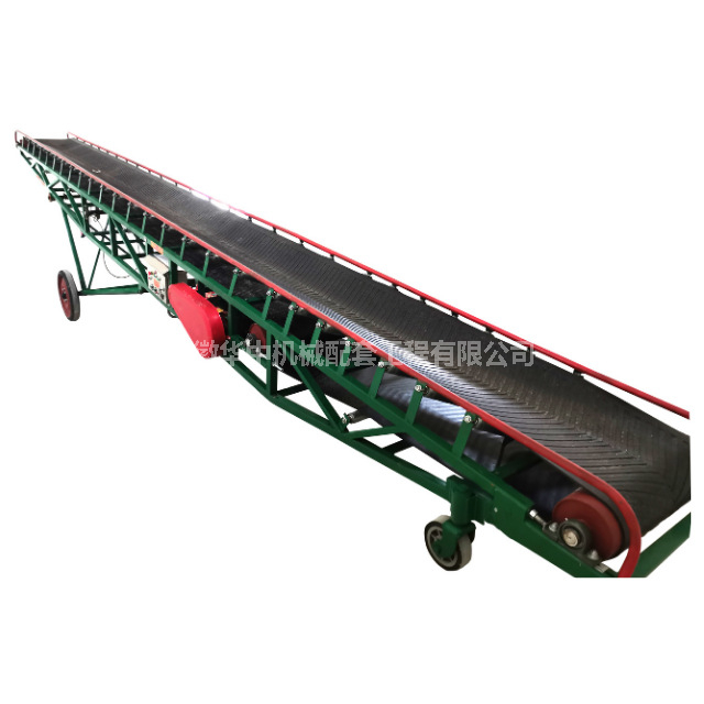  Image of mobile packaged and bulk grain belt conveyor